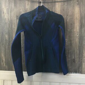 LNDR Blue Petrol All Seasons Long Sleeve Zip Jacket #SJ742 size XS/S